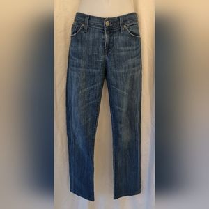 Citizens of Humanity straight leg slightly distressed jeans